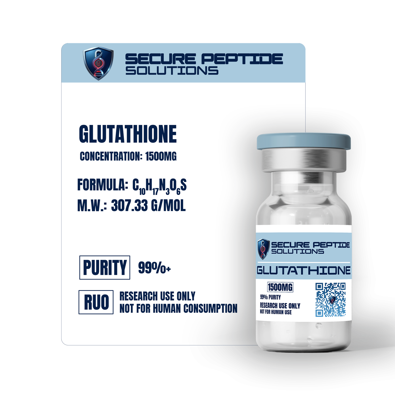 L-Glutathione (Reduced) – Lyophilized Tripeptide - Image 2