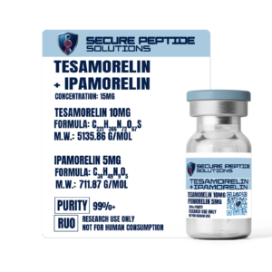 Tesamorelin + Ipamorelin blend 15mg with card